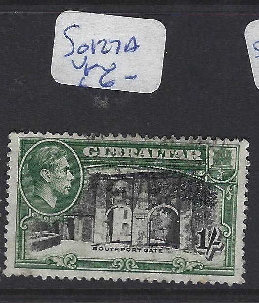 GIBRALTAR (P0504B)   KGVI  1/-  SG 127A    VFU