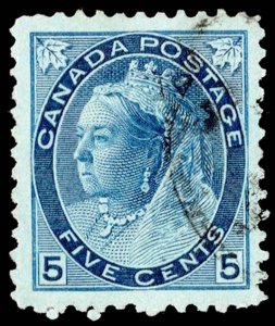 Canada Scott 75 Used.