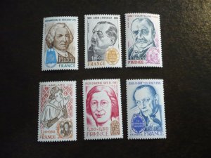 Stamps - France - Scott# B514-B519 - Mint Never Hinged Set of 6 Stamps