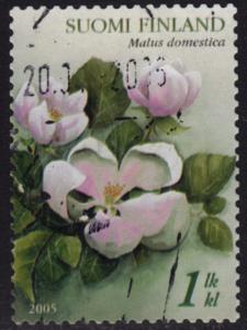 Finland - 2005 - Scott #1231 - used - Flower Apple Blossom