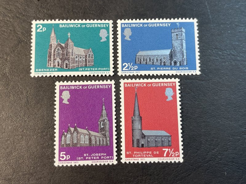 GUERNSEY # 60-63-MINT NEVER/HINGED--COMPLETE SET--1971