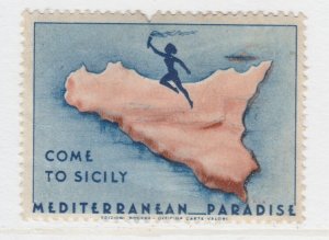 Sicily Old Cinderella Poster Stamp Advertisement MH* A20P9F462-