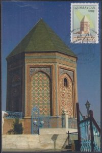 AZERBAIJAN # 930.2 MAXIMUM CARD for TRADITIONAL BURIAL PLACE of NOAH