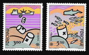 Faroe Is. Environment Europa CEPT 2v 1986 MNH SC#143-144 SG#131-132