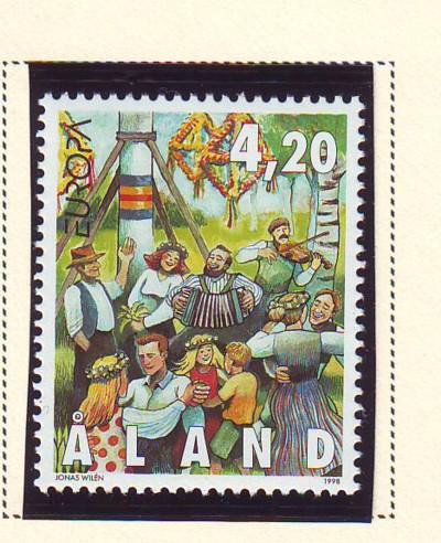 Aland Sc  144 1998 Europa stamp mint NH