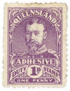 (I.B) Australia - Queensland Revenue : Adhesive Duty 1d