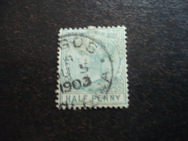 Stamps - Lagos - Scott# 13 - Used Part Set of 1 Stamp