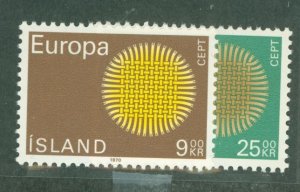 Iceland #420-1 Mint (NH) Single (Complete Set)