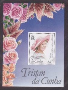 Tristan da Cunha # 567, Queen Mother's 95th Birthday, NH, 1/2 Cat.