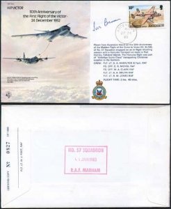 B43c 30th Anniv of the 1st Flight of the Victor Signed by AM Sir Ivor Broom (G)