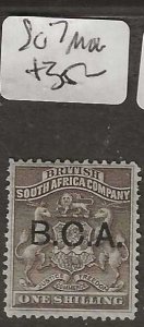 BRITISH CENTRAL AFRICA   SG7  ARMS  1/-    MOG    P1224H