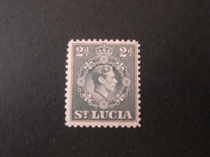 St Lucia 1938 114A perf. 14.5X14 MH