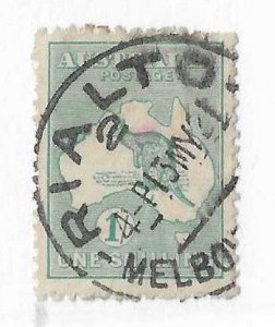 Australia Sc #10 1sh used with CDS VF