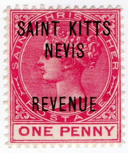 (I.B) St Kitts & Nevis Revenue : Duty 1d