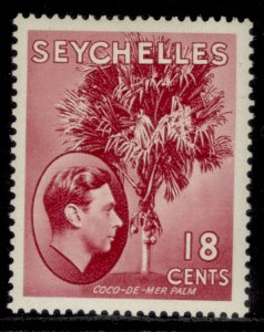 SEYCHELLES GVI SG139cb, 18c rose-carmine, M MINT. Cat £42. CHALKY