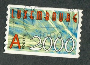 Luxembourg #1021 used single