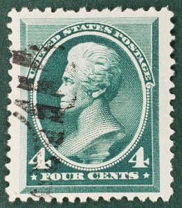 United States, Scott #211, VF used, very light crease