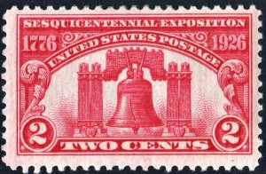 SC#627 2¢ Liberty Bell Issue (1926) MHR