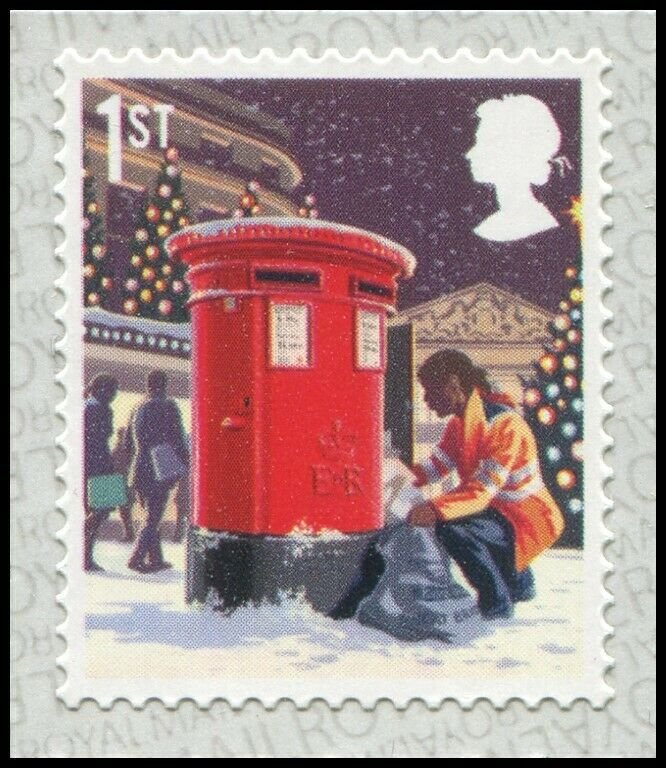 Great Britain 2018 Sc 3793-3800 Christmas Mailbox CV $24.95
