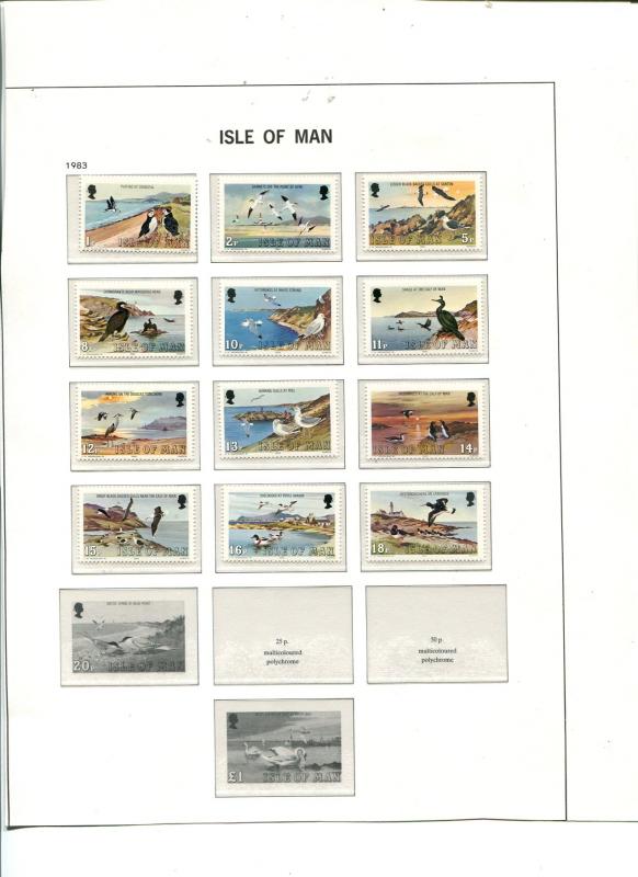 Isle of Man  nice collection  Mint NH - Lakeshore Philatelics