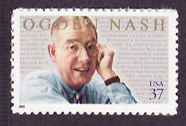 3659 Ogden Nash self-adhesive single