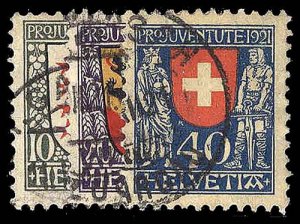 SWITZERLAND B18-20  Used (ID # 93491)