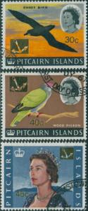 Pitcairn Islands 1967 SG79-81 Birds QEII FU