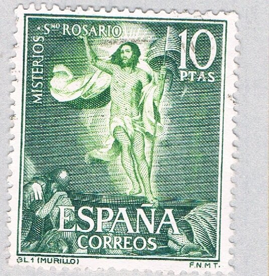 Spain Jesus green 10p (AP135814)