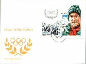 Poland 1988 FDC - Citius Altius Fortius - F12649