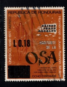 Honduras  Scott C559 Used  airmail Map stamp