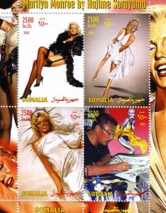 Somalia 2003 MARILYN MONROE by Sorayama Sheet Perforated Mint (NH)