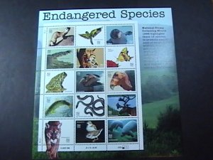 U.S.# 3105-MINT NEVER/HINGED--PANE OF 15---ENDANGERED SPECIES--1996