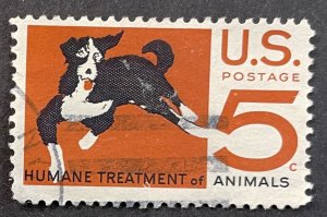 US #1307 Used F/VF 5c Humane Treatment of Animals 1966 [B55.3.2]