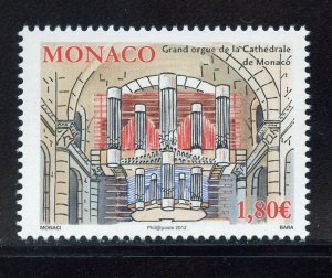 Monaco 2690 MNH, Great Organ - Monaco Cathedral Issue from 2012.