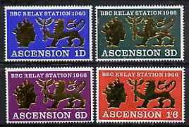 ASCENSION IS. - 1966 - BBC Relay Station - Perf 4v Set - MNH