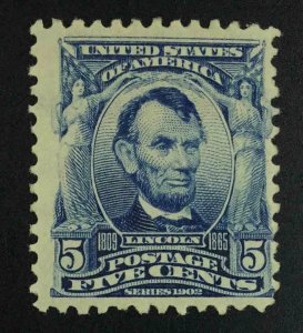 MOMEN: US STAMPS #304 MINT OG H LOT #53490