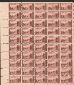 US #944 Mint Sheet Capture of Santa Fe 