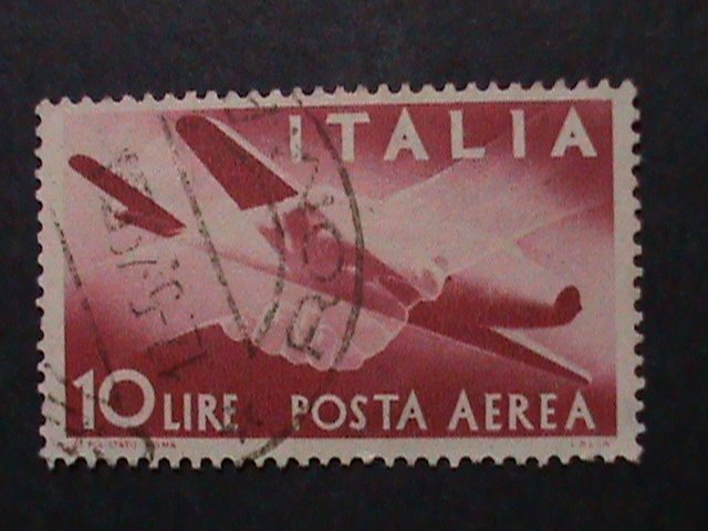 ​ITALIY-1945 AIRMAIL 77 YEARS OLD- AIRMAIL USED STAMPS -WE SHIP TO WORLD WIDE