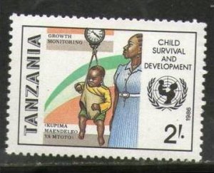 Tanzania 1986 United Nations Child Survival Campaign Weighing Scale Nurse Hea...