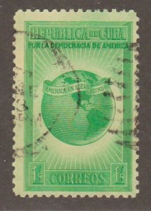 Cuba - Scott # 368 Globe - used
