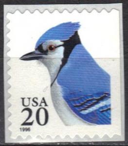 #3048, Single.  \ Blue Jay \  MNH  20 cent