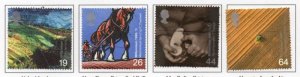 Great Britain Sc 1871-1874 1999 Farmers Millennium stamp set used