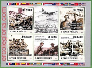 B1753 - S.TOME E PRINCIPE - Stamp Sheet - 2010 - WAR in Korea-