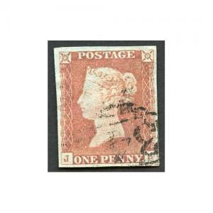 1841 Penny Red (JB) Plate 68 Very Fine Four Margins Ex Chartwell