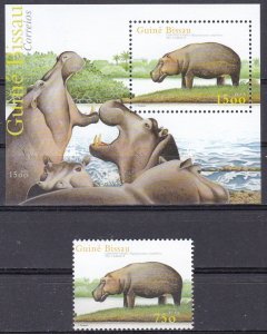 Guinea-Bissau, Fauna, Animals MNH / 2001