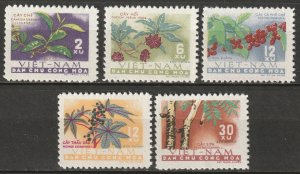 North Vietnam 1962 Sc 190-4 set MNGAI