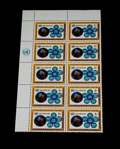 U.N. 1968, NEW YORK #181, SECRETARIAT, MNH, INSC. BLK/10, NICE! LQQK!