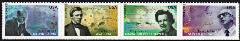 SC#4544a (44¢) American Scientists Strip of Four MNH  