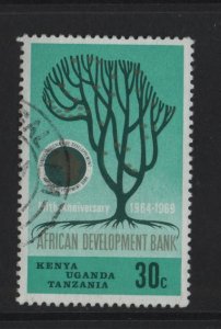 Kenya, Uganda, & Tanzania #205 used 1969 development bank 30c