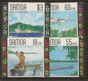Samoa 1990 Local Transport SG840-843 MNH